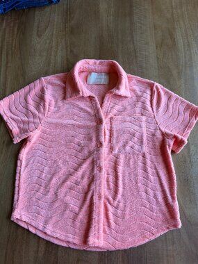 Araminta James Terry Cloth Top | Size XS